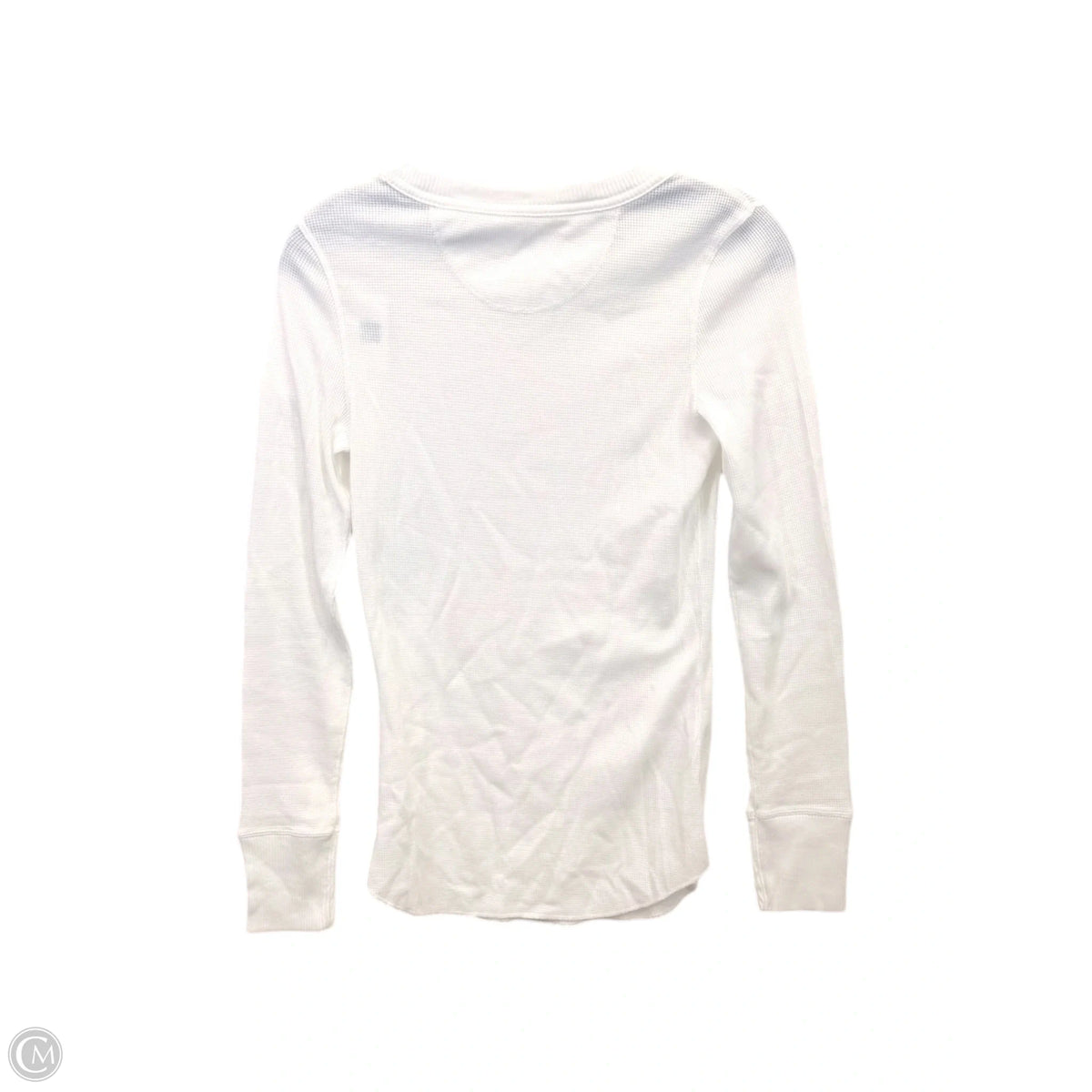 Top Long Sleeve Basic By Gap In White, Size: S