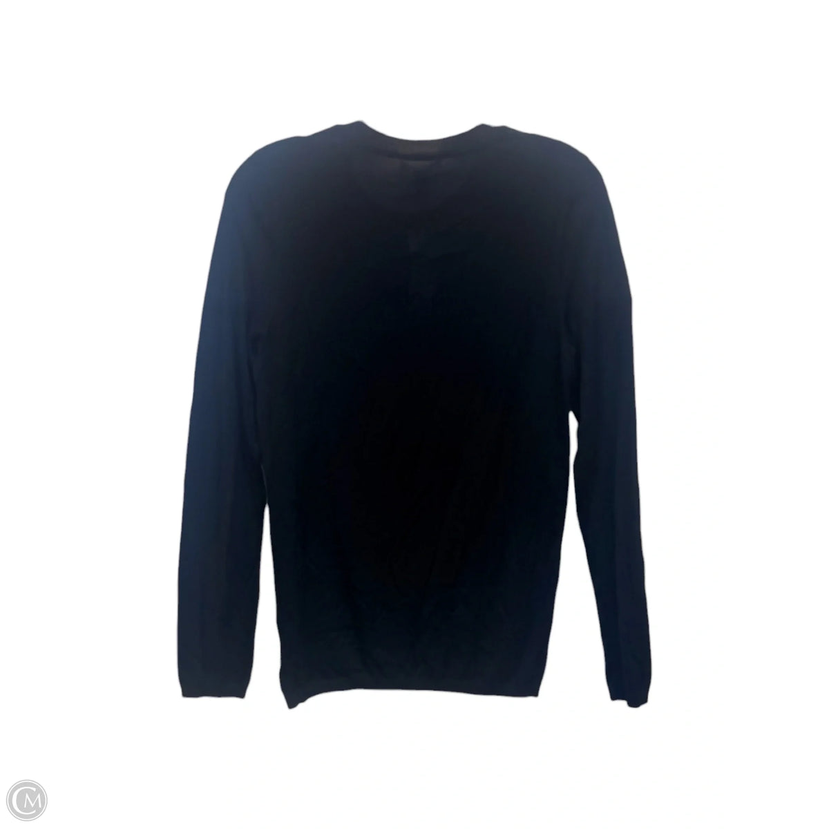 Top Long Sleeve Basic By Gap In Black, Size: M