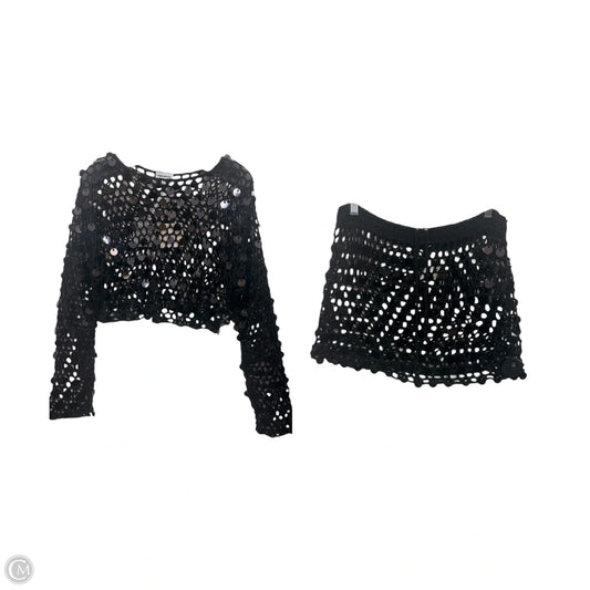 Skirt Set 2pc By Superdown In Black, Size: L