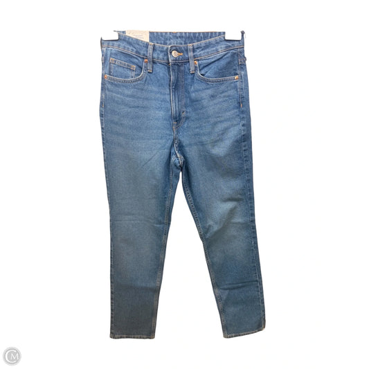 Jeans Straight By H&m In Blue Denim, Size: 6