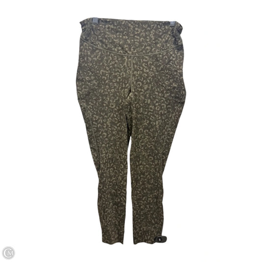 Athletic Leggings By Lululemon In Camouflage Print, Size: 12