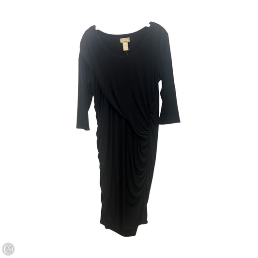 Dress Casual Midi By Miss Tina In Black, Size: Xl