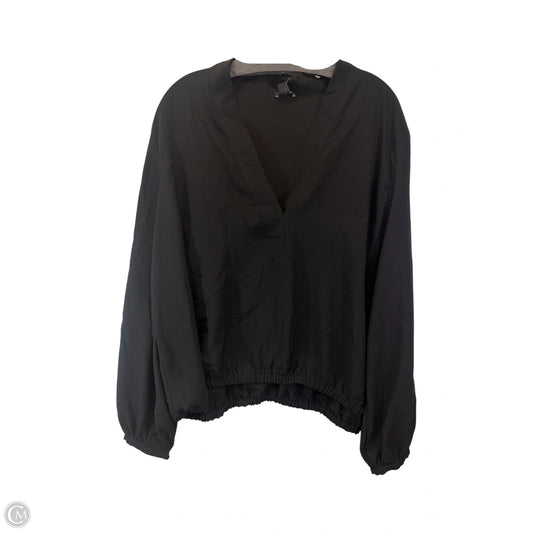 Top Long Sleeve By Ann Taylor In Black, Size: Xxl