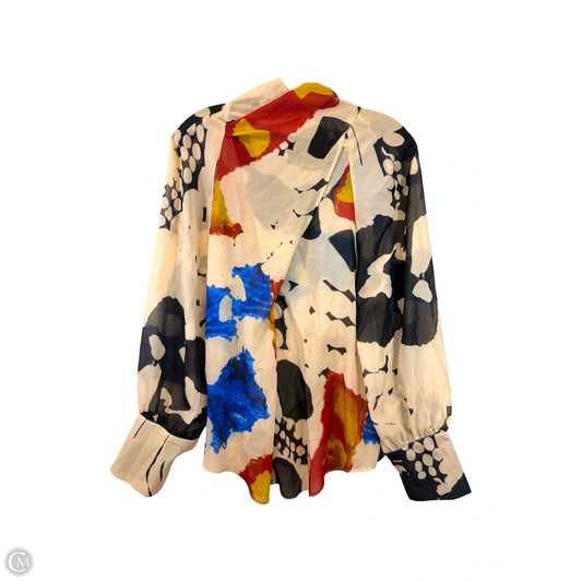 Top Long Sleeve By Clothes Mentor In Multi-colored, Size: S