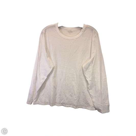 Top Long Sleeve Basic By Old Navy In White, Size: Xl
