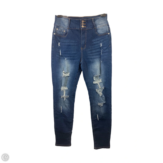 Jeans Skinny By Clothes Mentor In Blue Denim, Size: 14l
