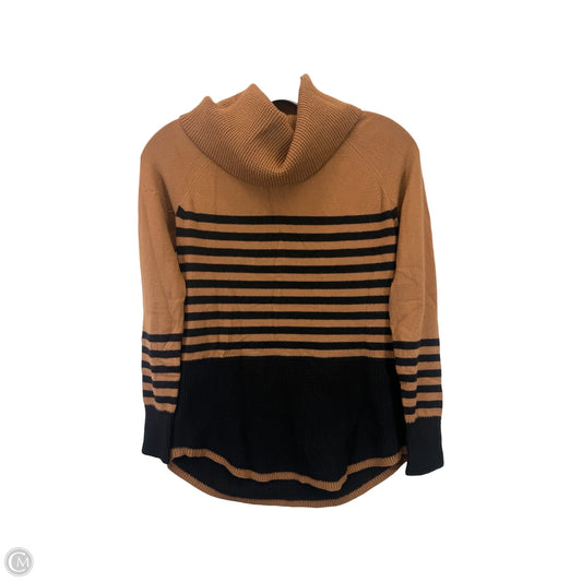Top Long Sleeve By Cyrus In Black & Brown, Size: Xs