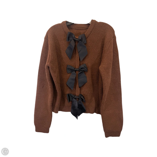 Sweater By Commense In Black & Brown, Size: Xl