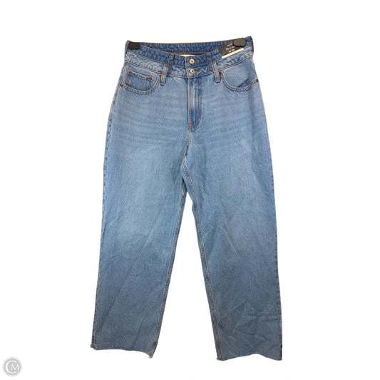 Jeans Wide Leg By Abercrombie And Fitch In Blue Denim, Size: 8