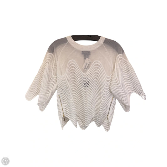 Top Short Sleeve By Gracia In White, Size: S