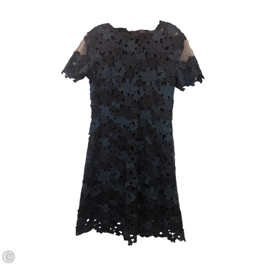 Dress Casual Midi By Elie Tahari In Black & Blue, Size: M