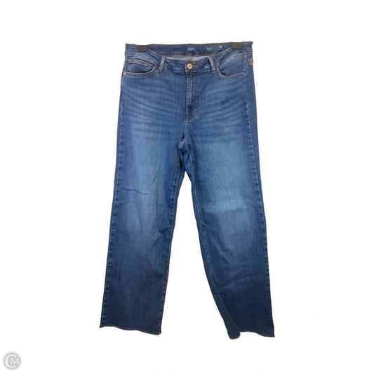 Jeans Straight By J. Jill In Blue Denim, Size: 14