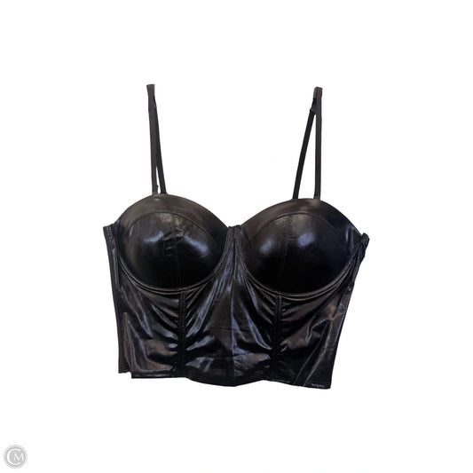 Top Sleeveless By Clothes Mentor In Black, Size: L
