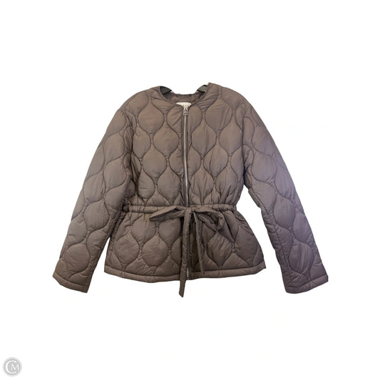 Jacket Puffer & Quilted By H&m In Taupe, Size: Xs