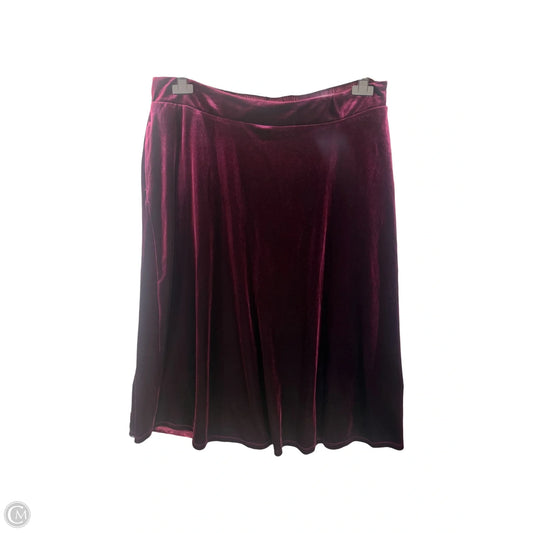 Skirt Maxi By Croft And Barrow In Maroon, Size: Xl