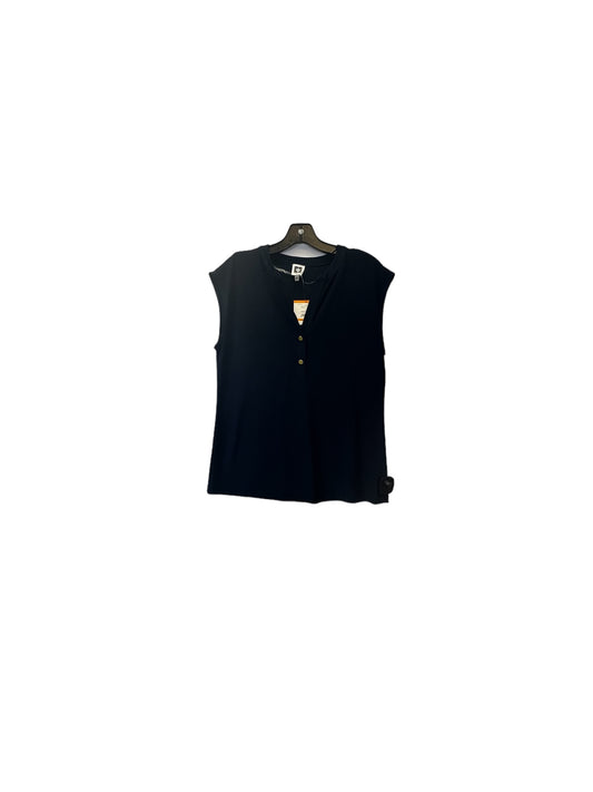 Navy Top Sleeveless Anne Klein, Size S