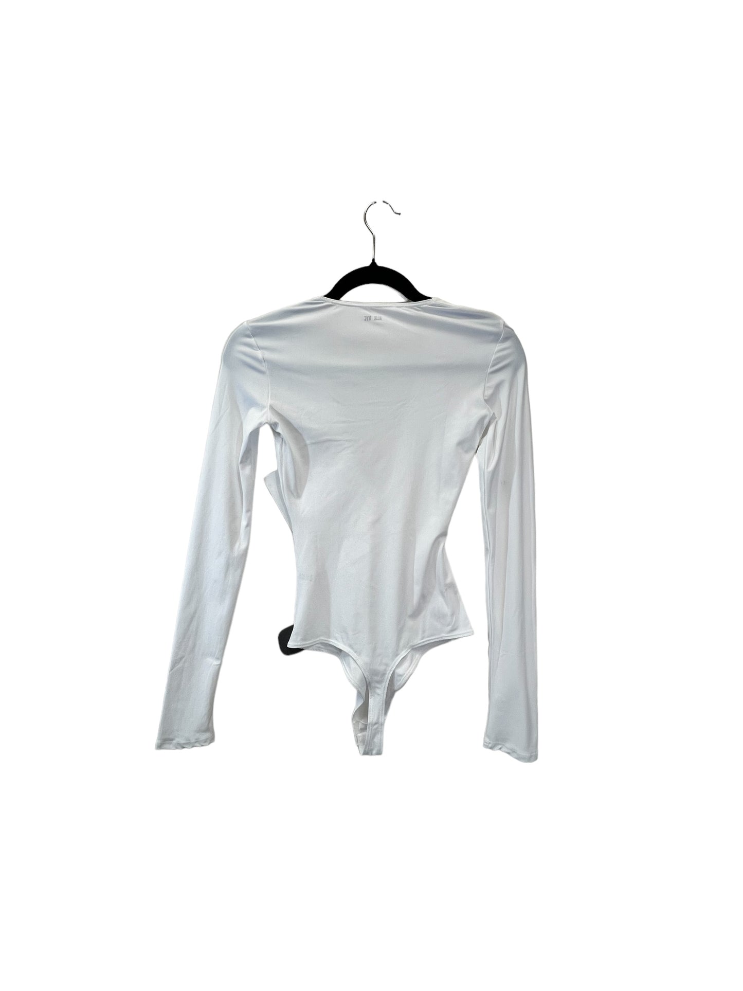 White Bodysuit Designer Cma, Size Xs