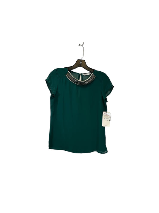 Green Top Short Sleeve Zara, Size Xs