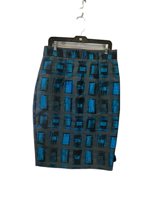 Blue & Grey Skirt Designer Milly, Size 12
