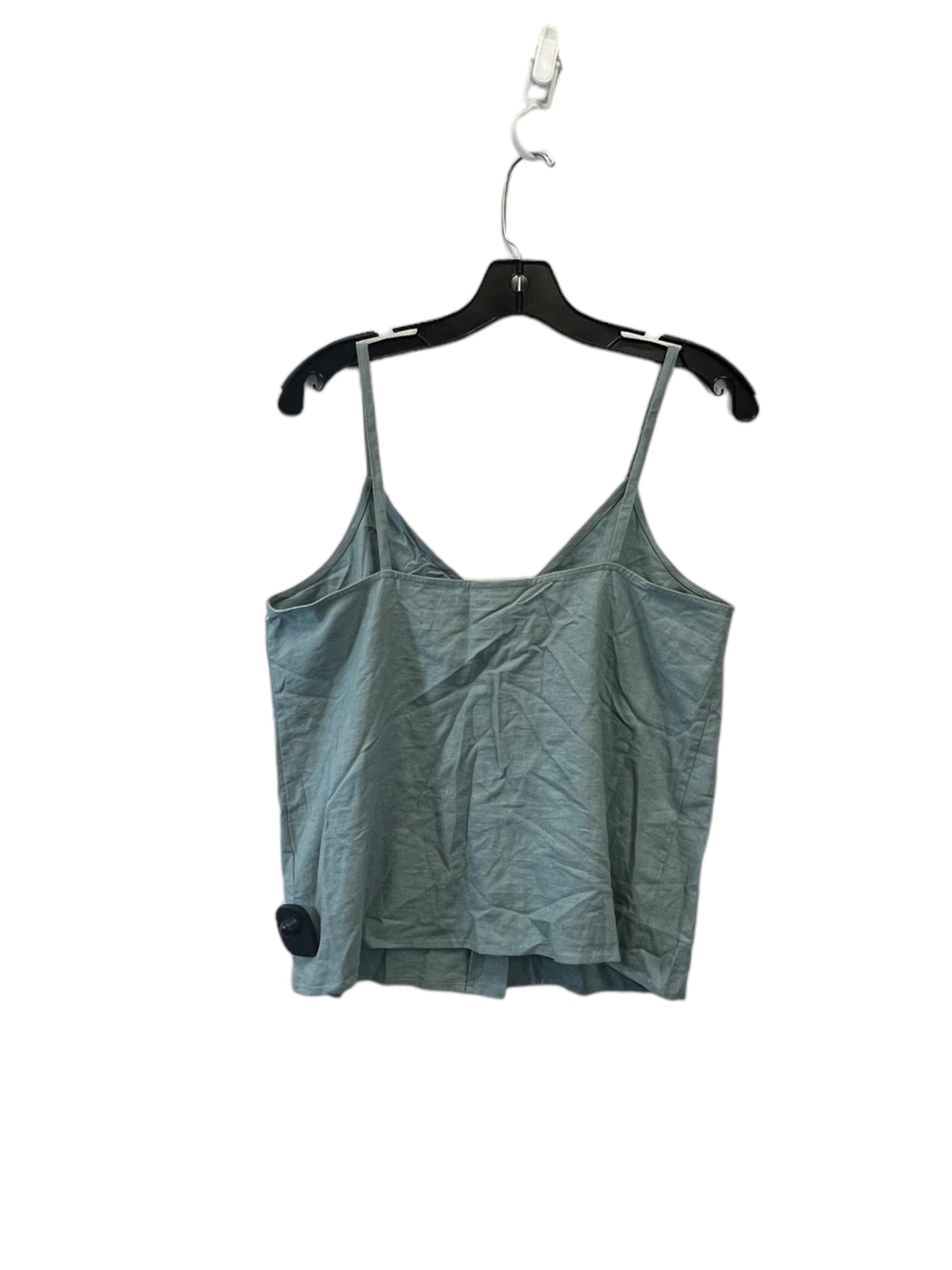 Top Sleeveless By Top Shop In Teal, Size: S