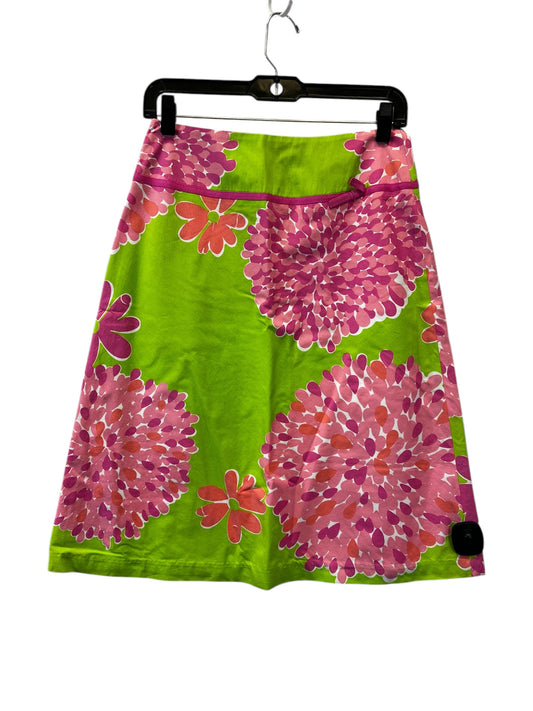 Skirt Midi By Lilly Pulitzer In Green & Pink, Size: 2