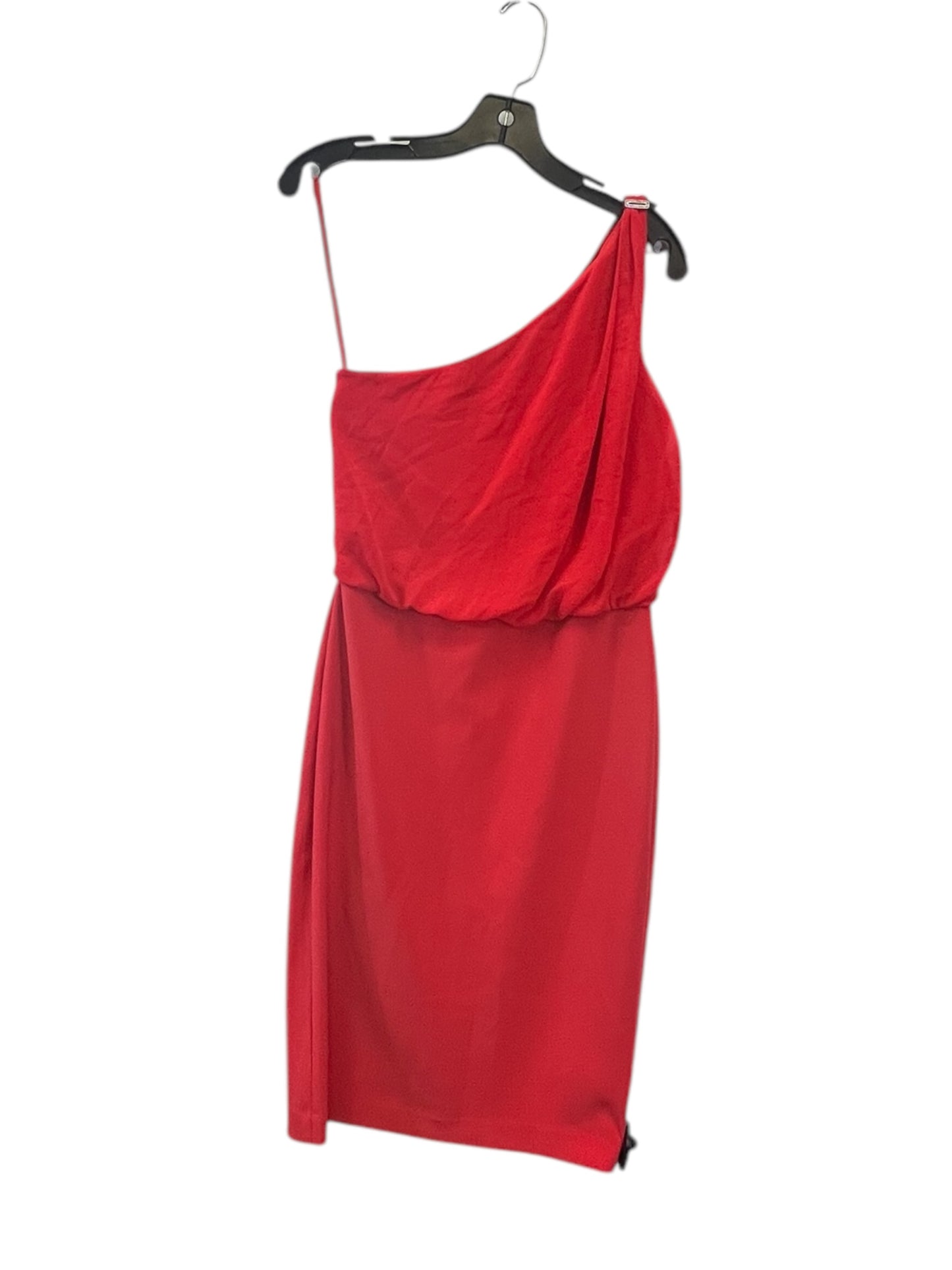 Dress Casual Midi By Lauren By Ralph Lauren In Red, Size: S