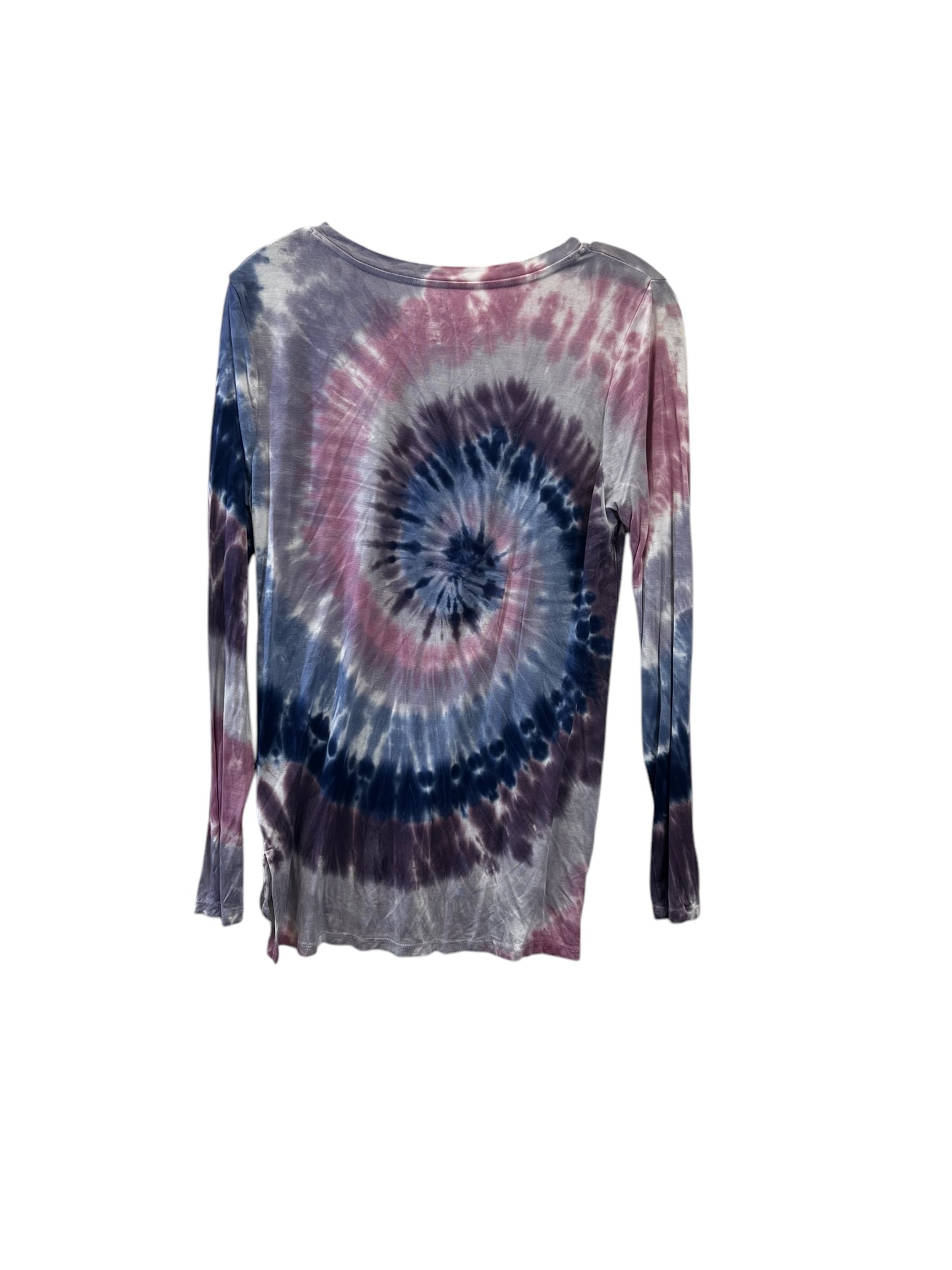 Top Long Sleeve By Wallflower In Tie Dye Print, Size: M