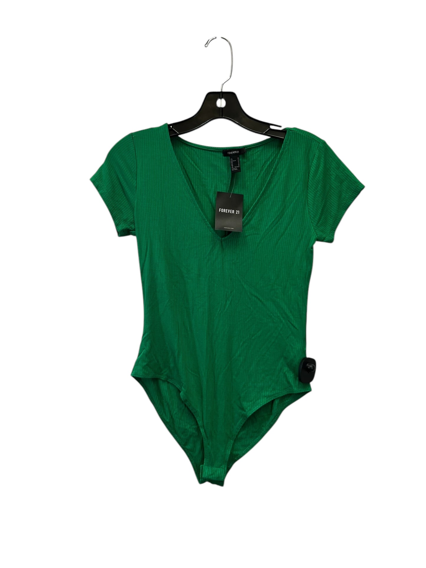 Bodysuit By Forever 21 In Green, Size: M