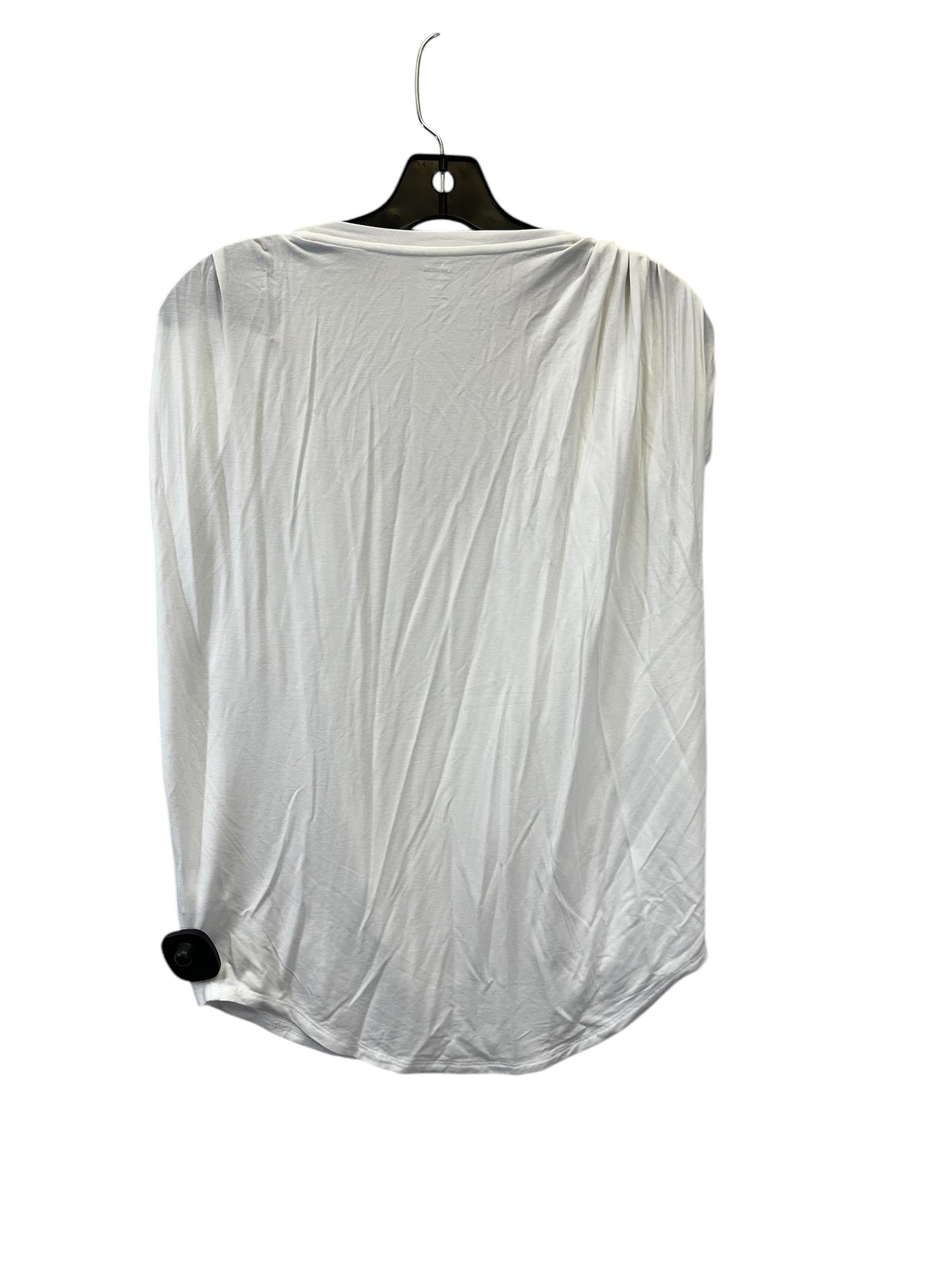 Top Short Sleeve By Express In White, Size: Xs