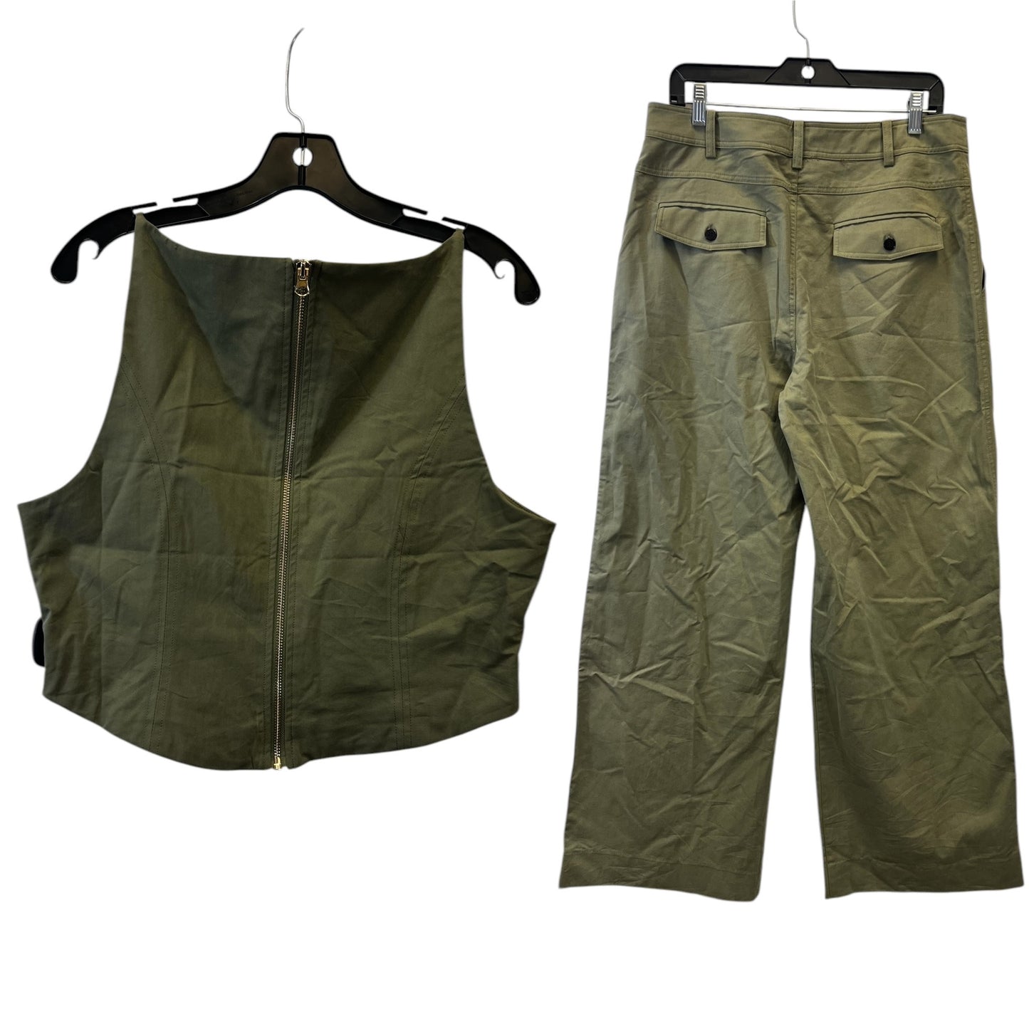 Pants Set 2pc By Wayf In Green, Size: L