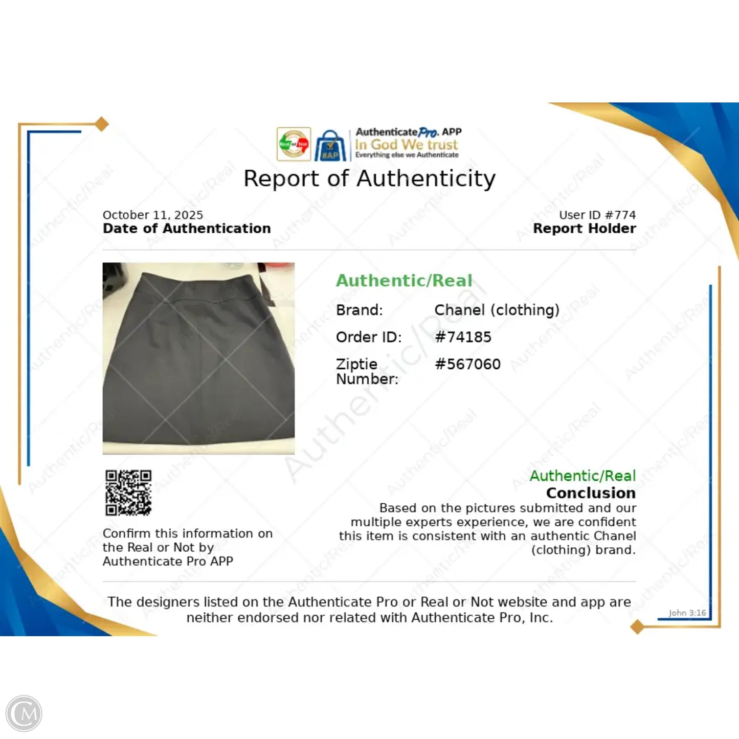 Skirt Luxury Designer By Chanel In Black, Size: S