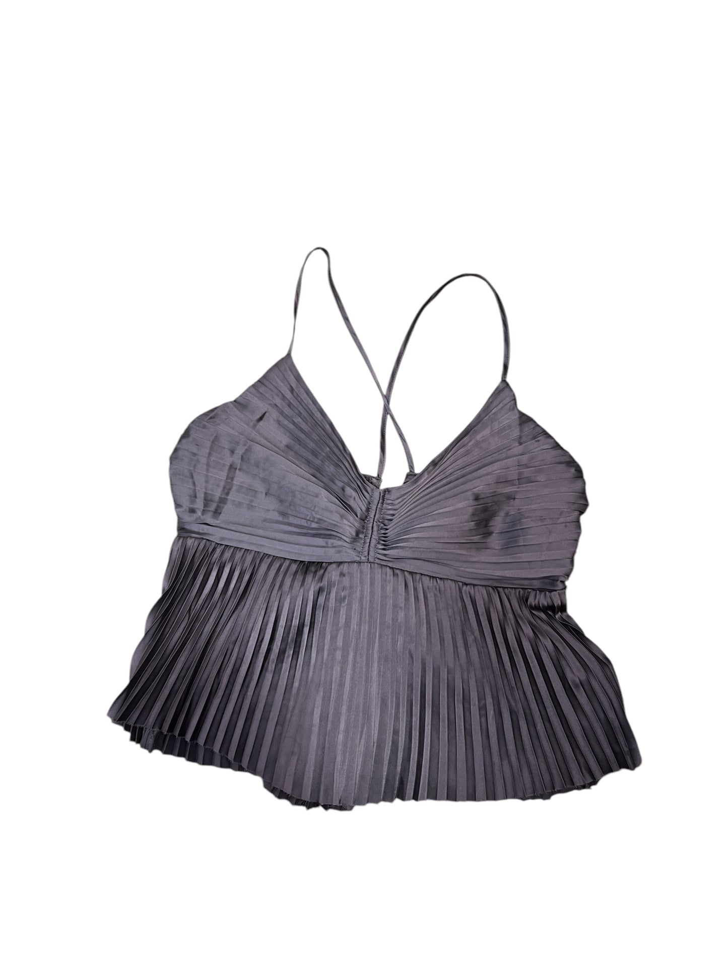 Top Sleeveless By Banana Republic In Grey, Size: Xs