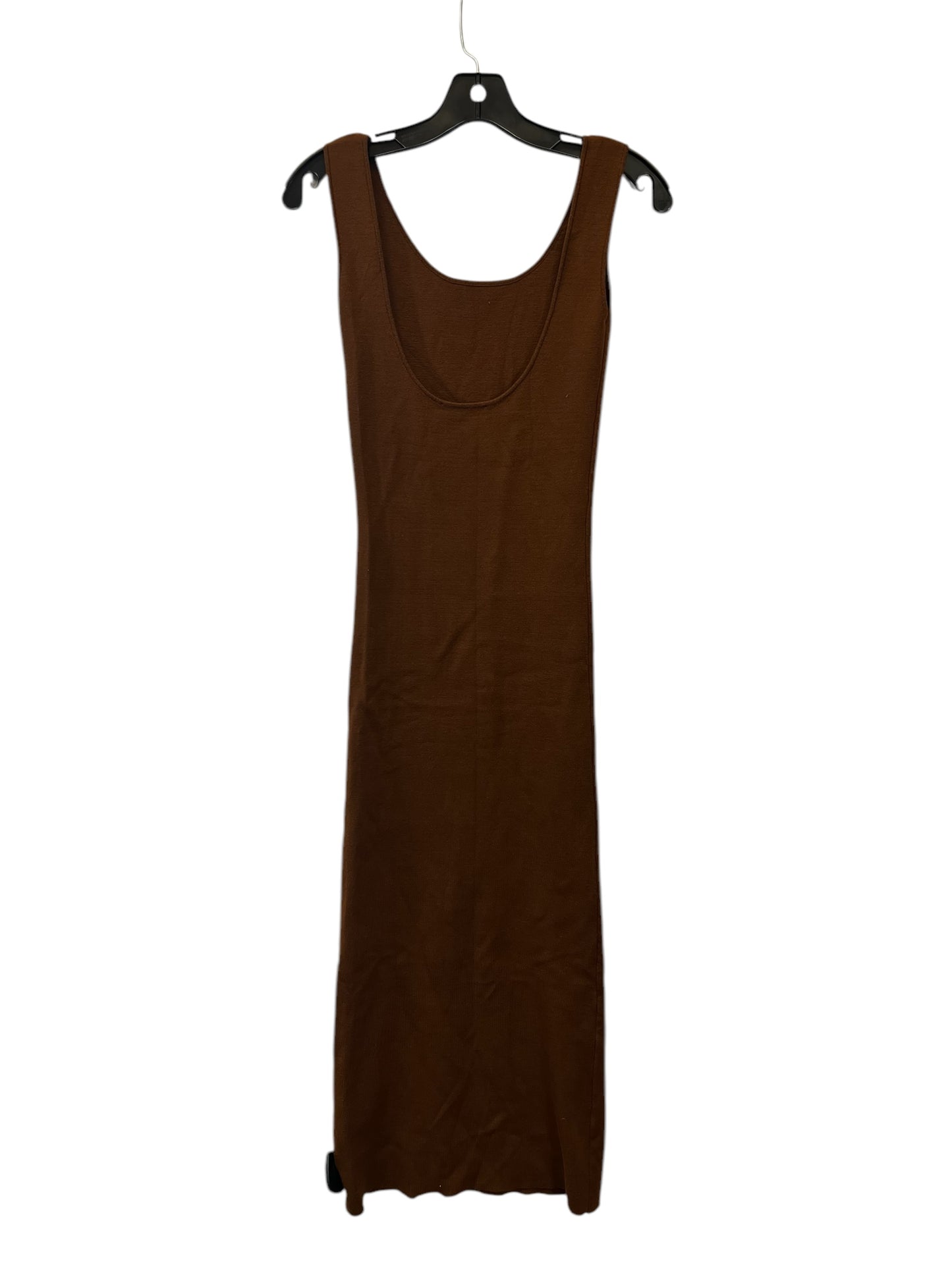 Dress Casual Maxi By Zara In Brown, Size: S