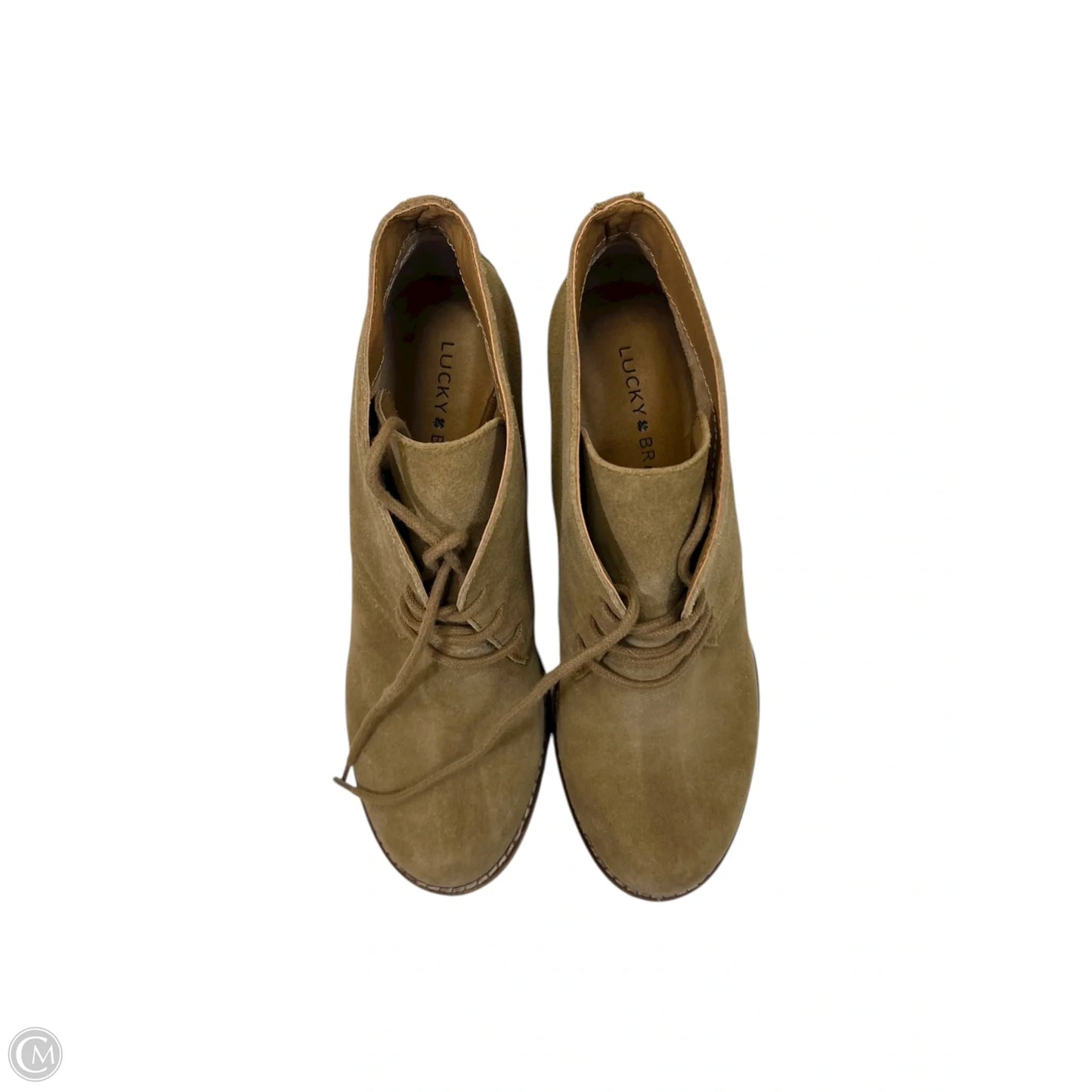 Boots Ankle Heels By Lucky Brand In Tan, Size: 8.5