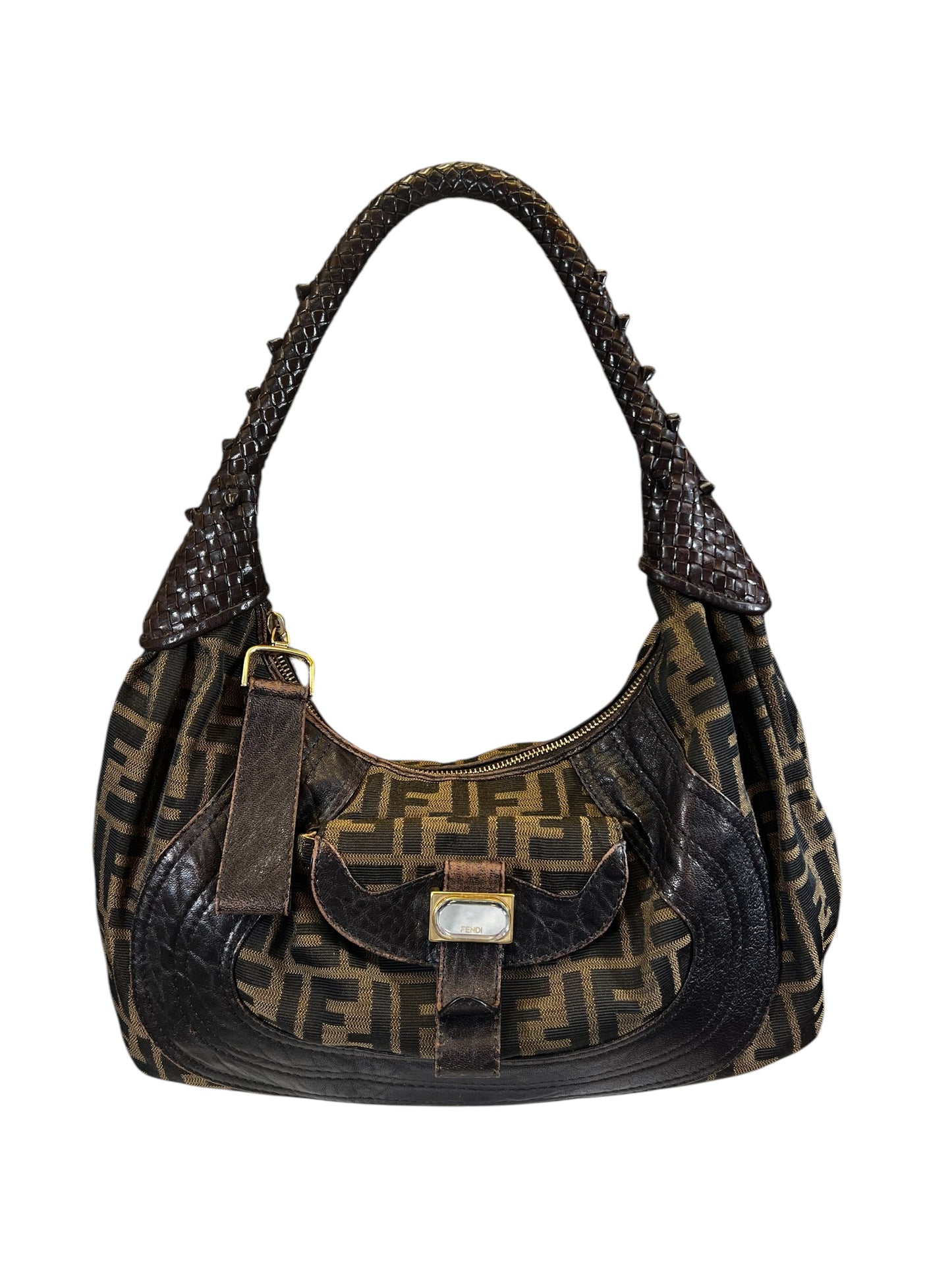 Handbag Luxury Designer By Fendi, Size: Medium