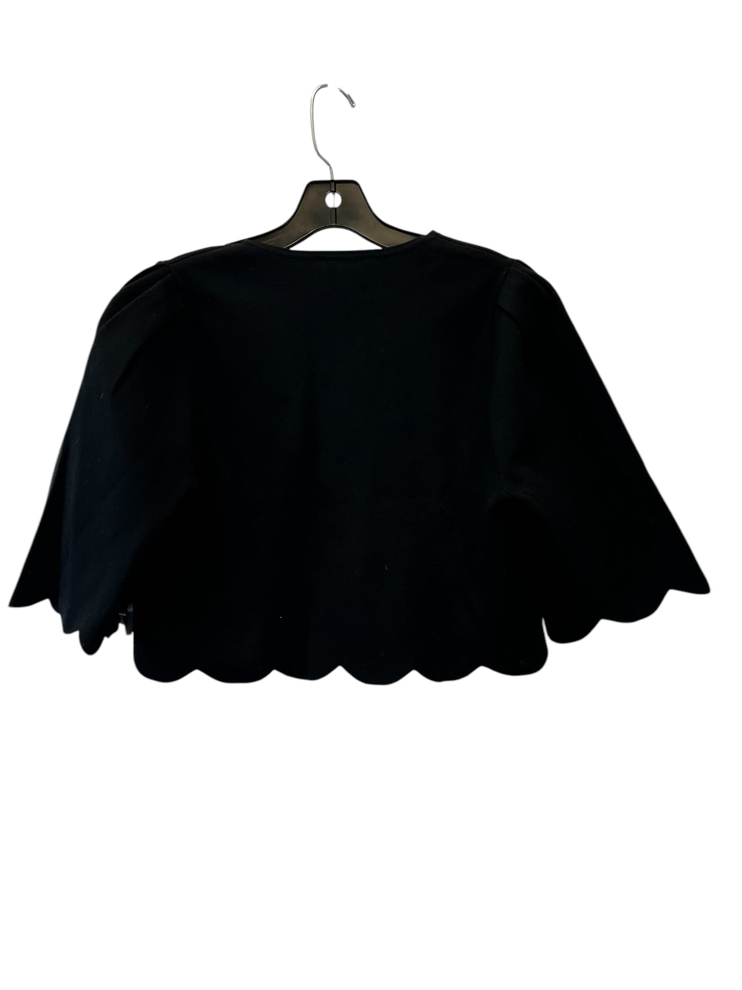 Top 3/4 Sleeve By Ann Taylor In Black, Size: M