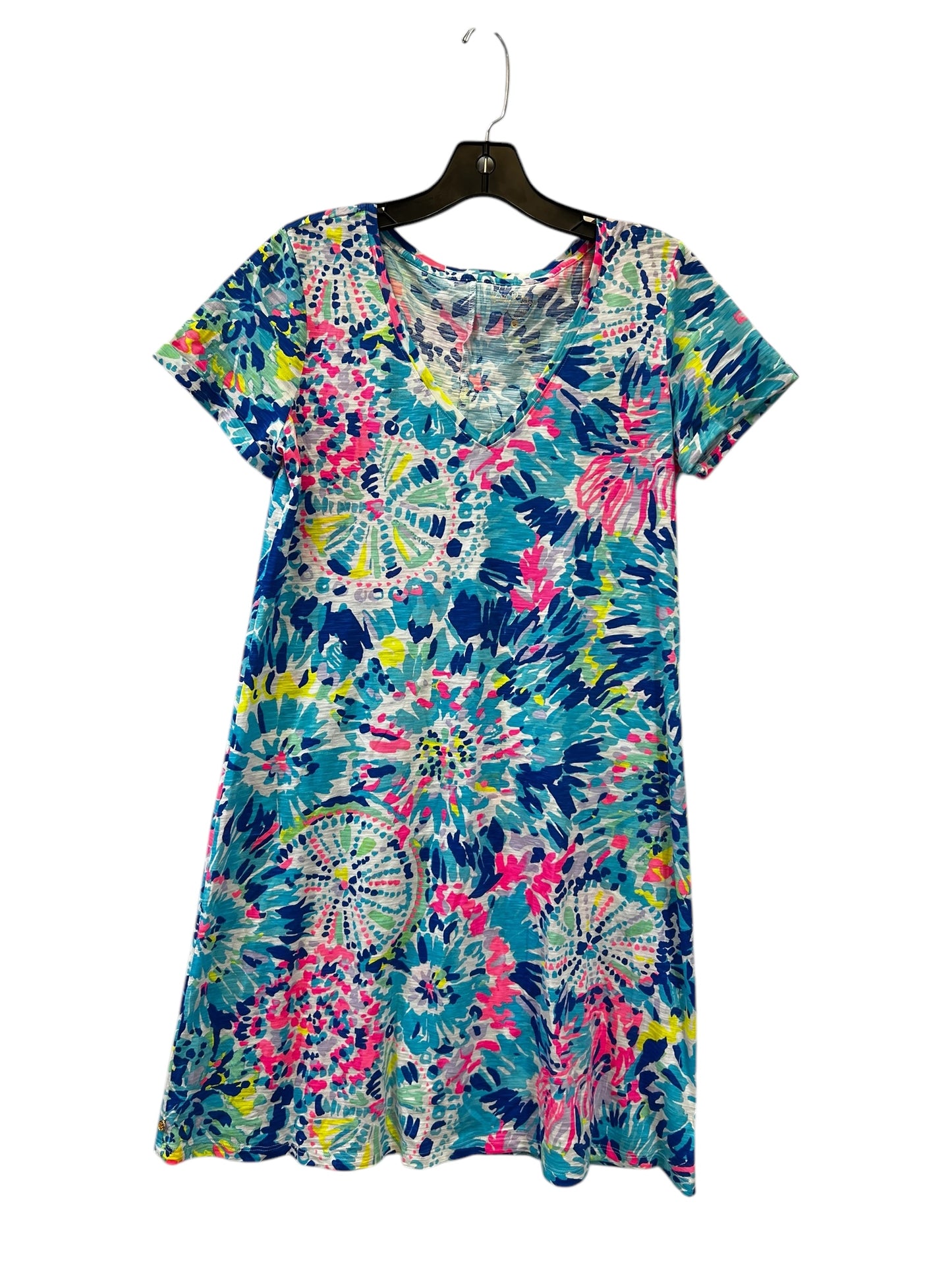 Dress Casual Midi By Lilly Pulitzer In Blue & Green, Size: S