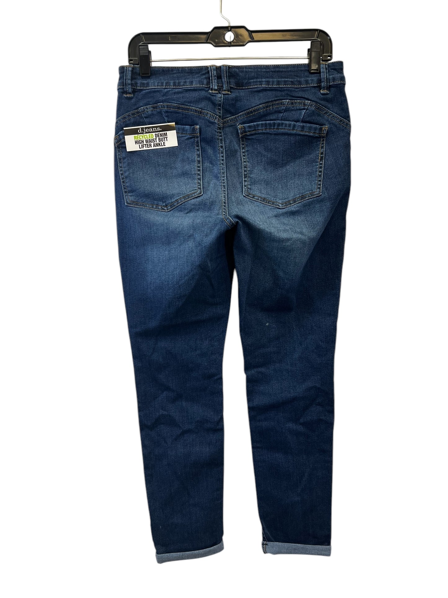 Jeans Skinny By D Jeans In Blue Denim, Size: 8