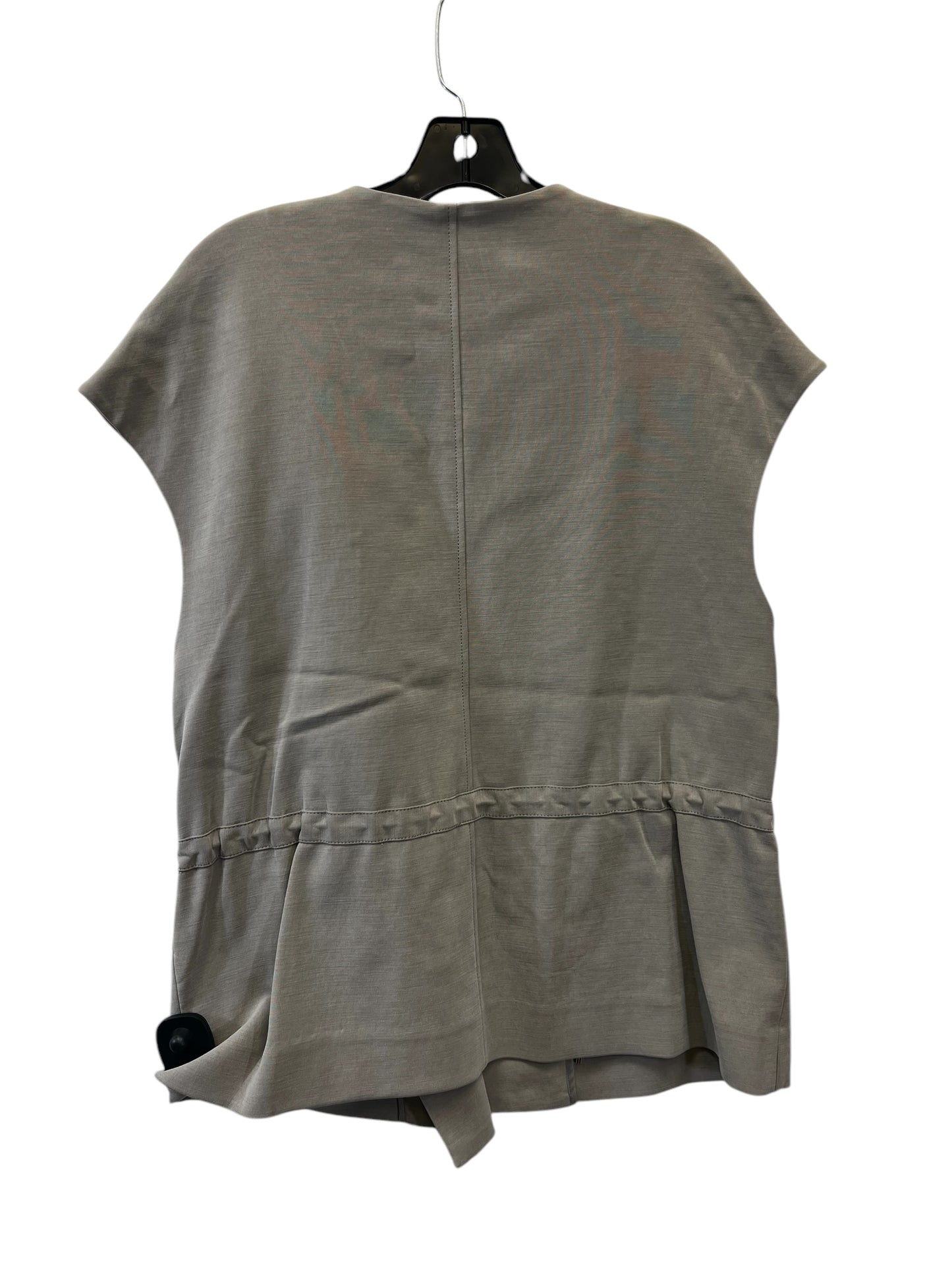 Top Short Sleeve Designer By Vince In Taupe, Size: L