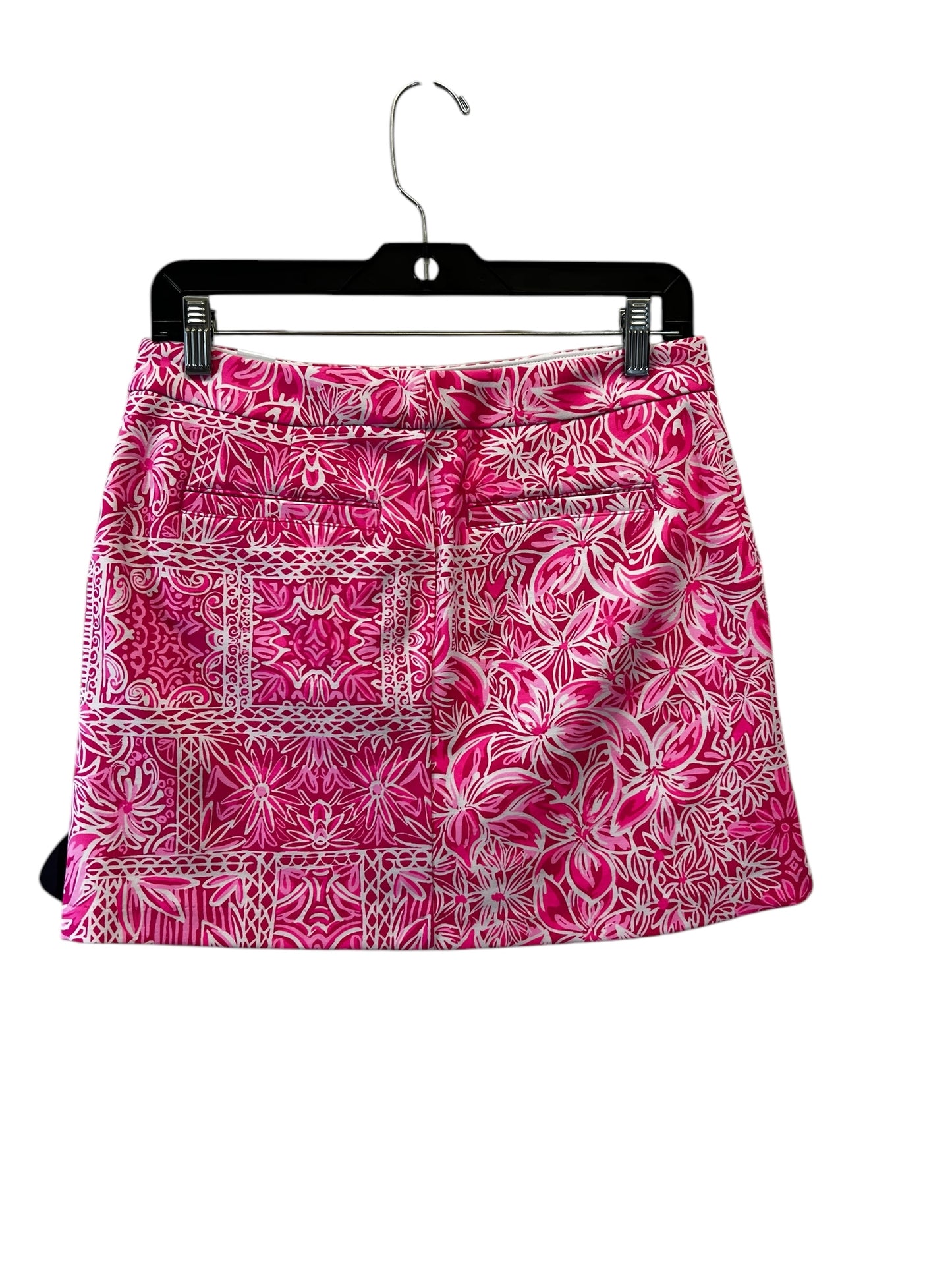 Skirt Mini & Short By Lilly Pulitzer In Pink & White, Size: Xs