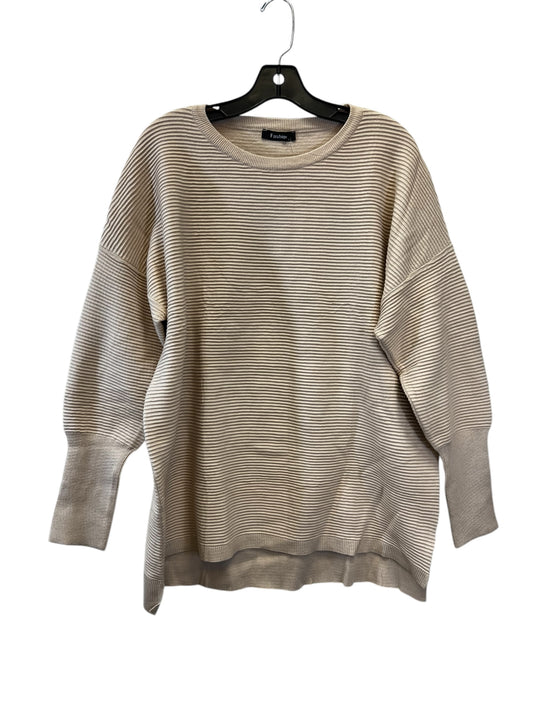 Top Long Sleeve By Fashion In Tan, Size: L