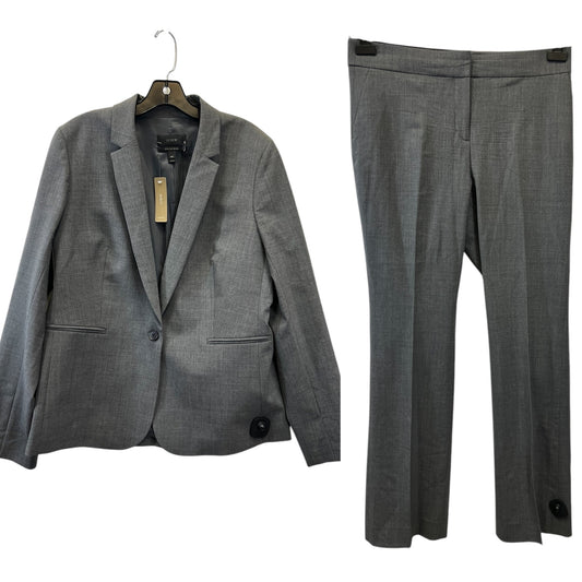 Pants Suit 2pc By J. Crew In Grey, Size: 14