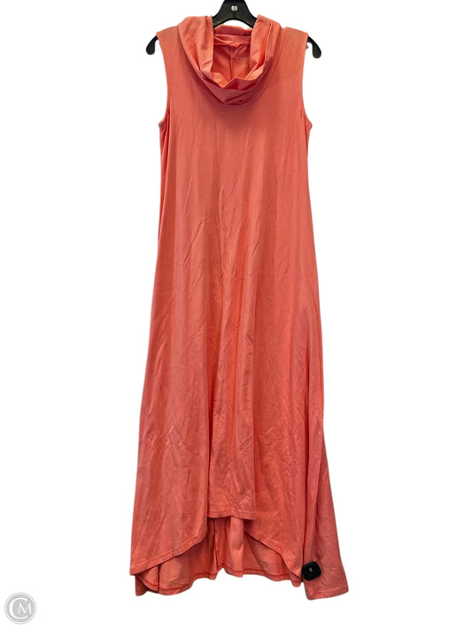 Dress Casual Maxi By Soft Surroundings In Peach, Size: S