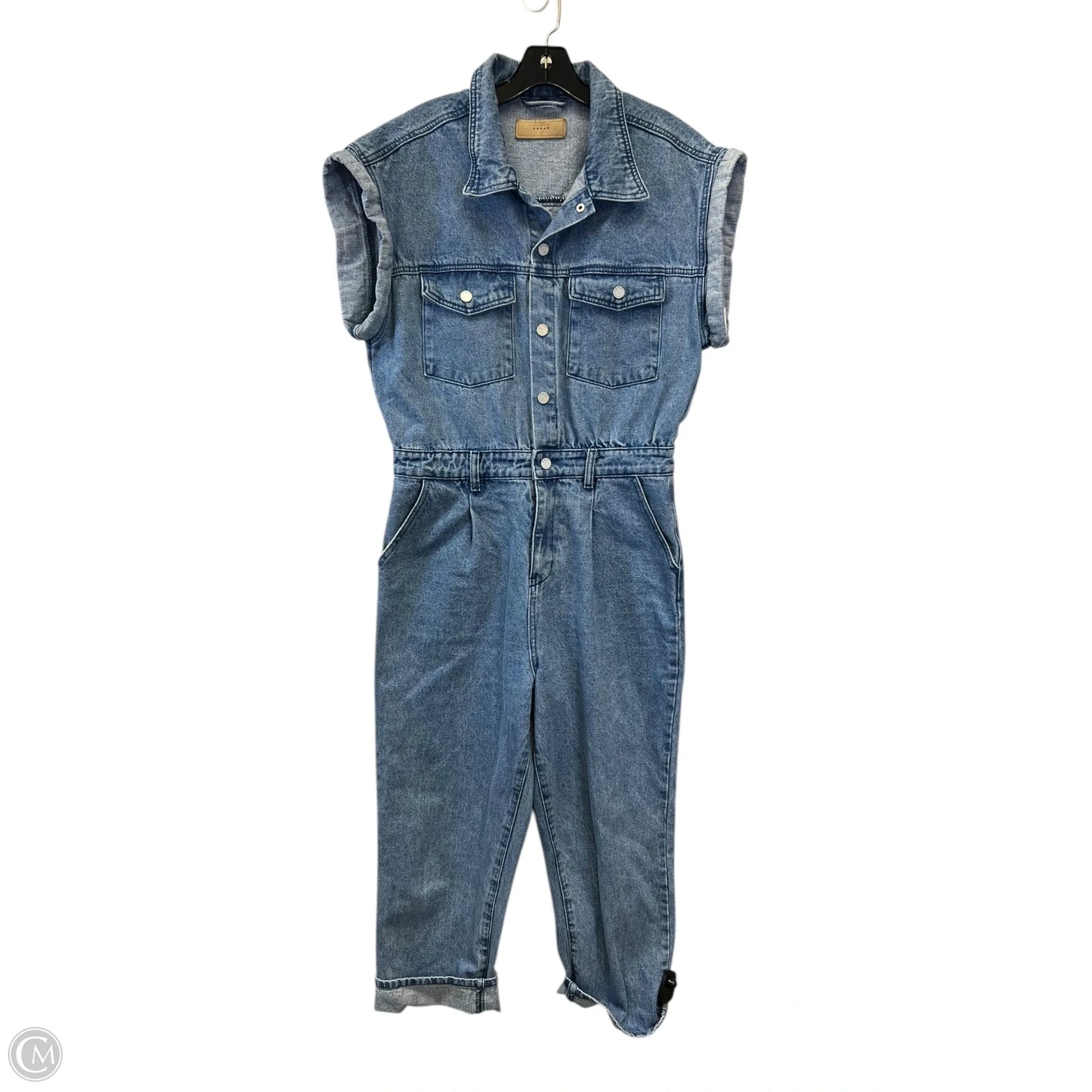 Jumpsuit Designer By Blanknyc In Blue Denim, Size: M