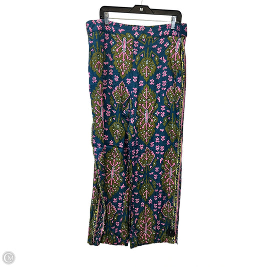 Pants Designer By Boden In Blue & Pink, Size: 16