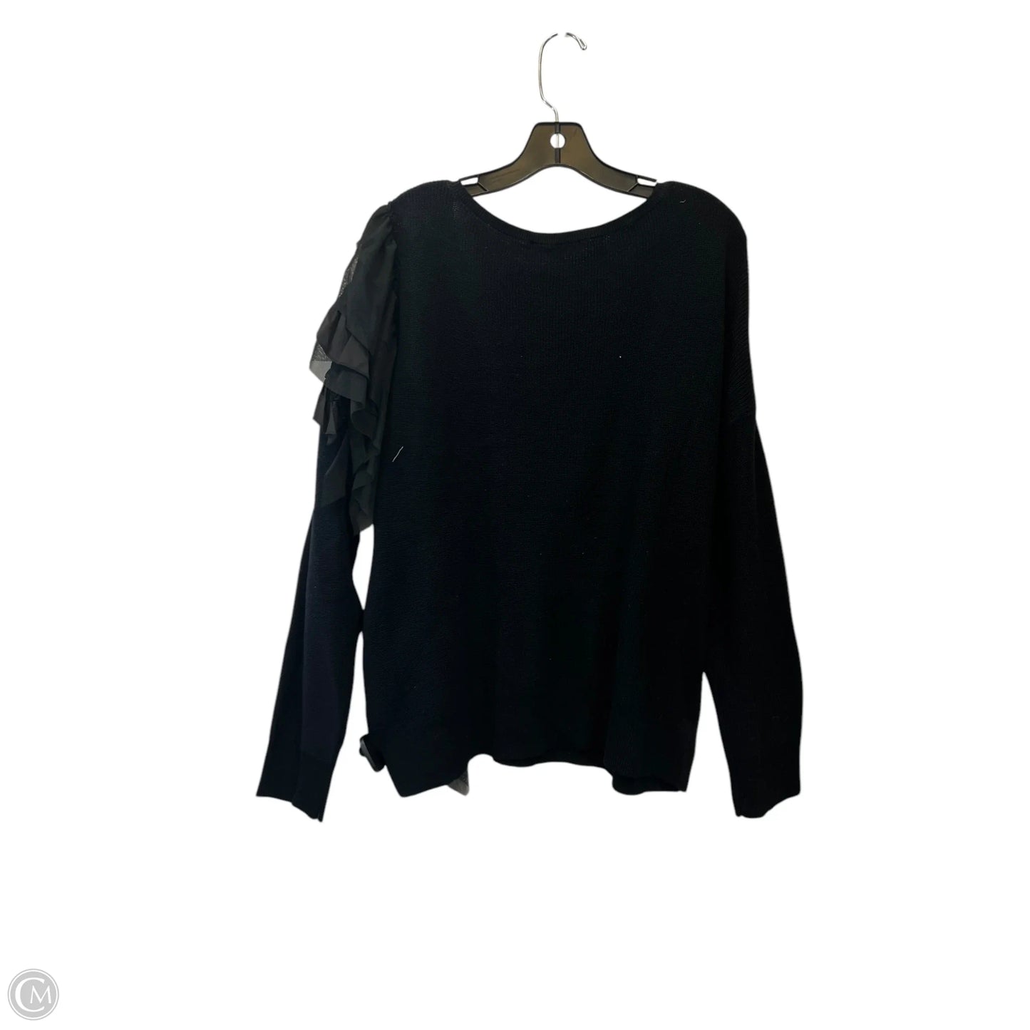 Top Long Sleeve By Inc In Black, Size: Xl