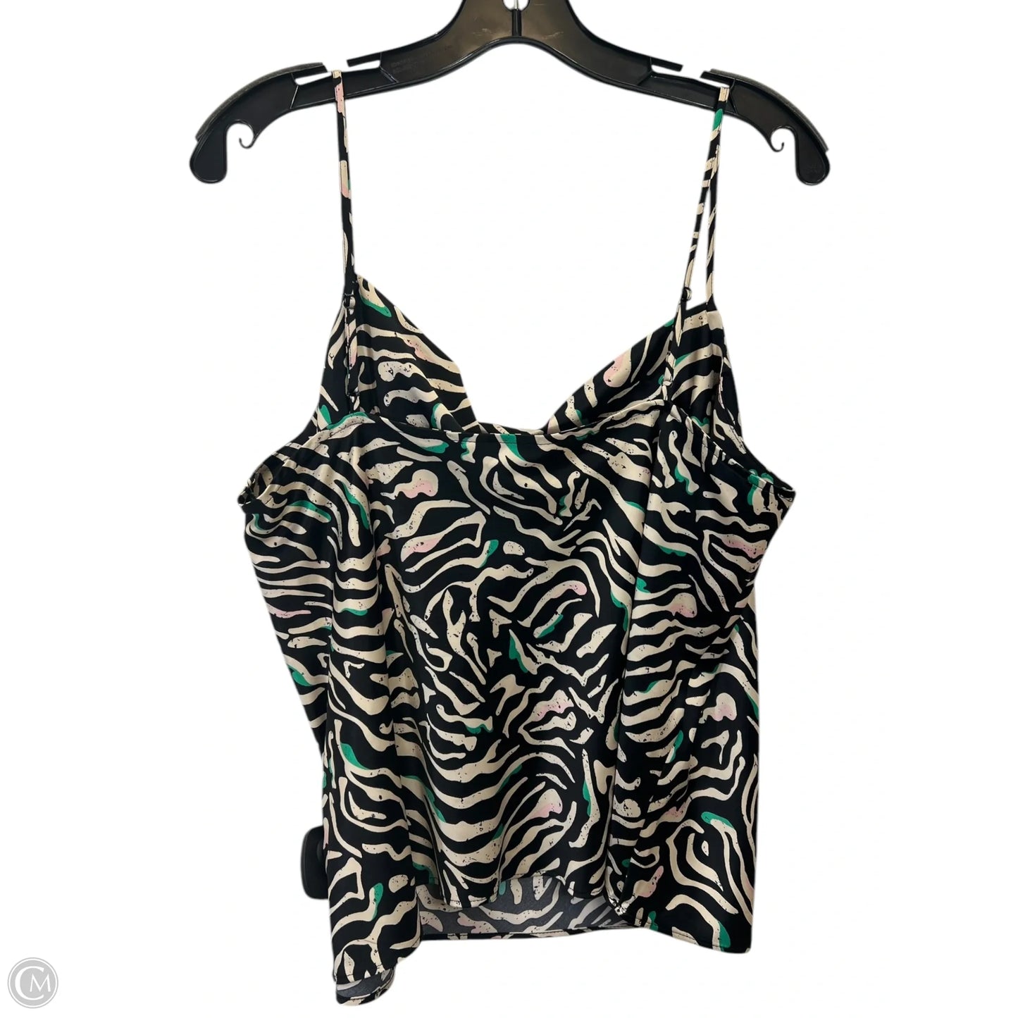 Top Sleeveless By Nine West Apparel In Animal Print, Size: L