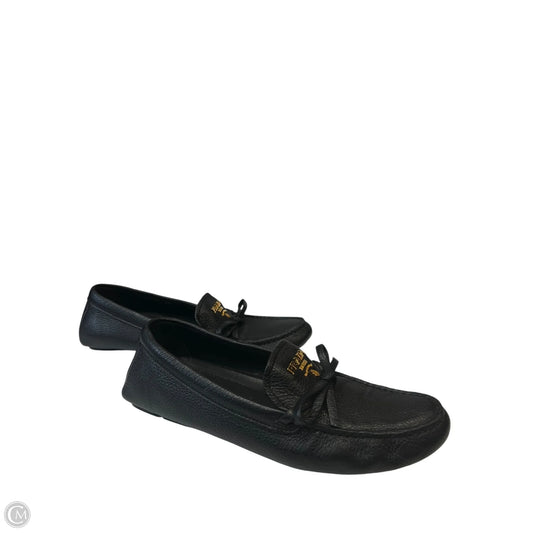 Shoes Luxury Designer By Prada In Black, Size: 7.5