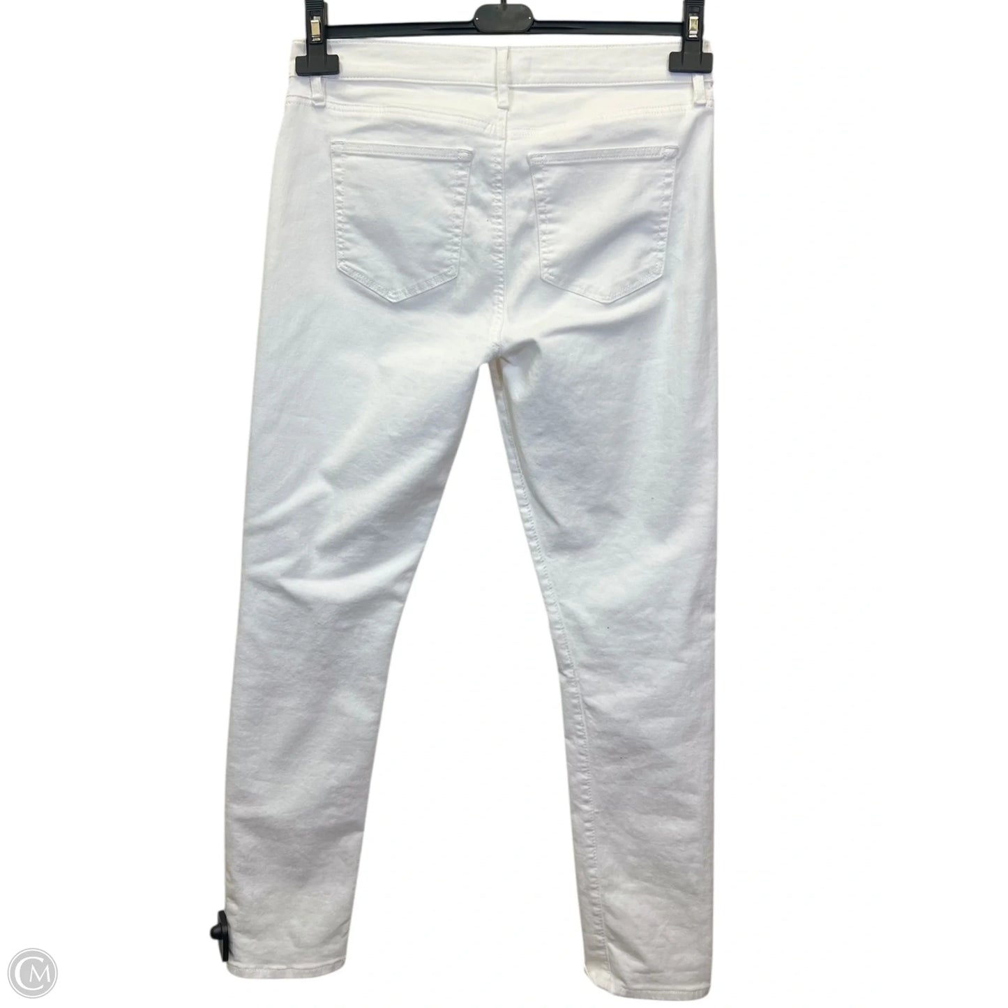 Jeans Skinny By Loft In White, Size: 4