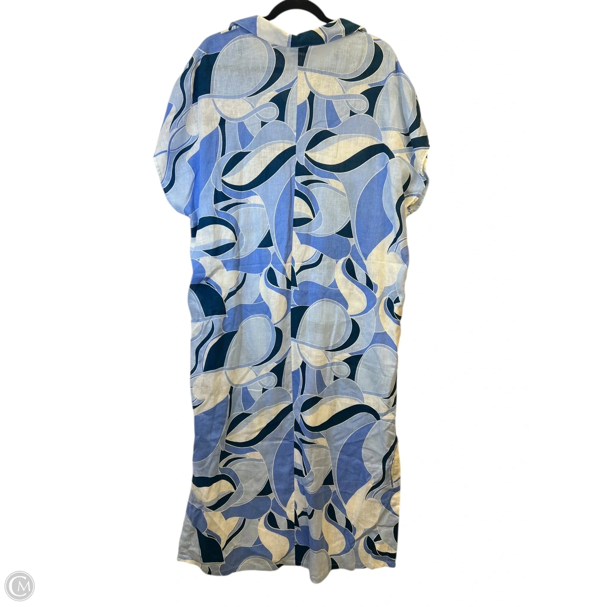 Dress Designer By Rachel Zoe In Blue & White, Size: Xl Dress Designer By Rachel Zoe In Blue & White, Size: Xl